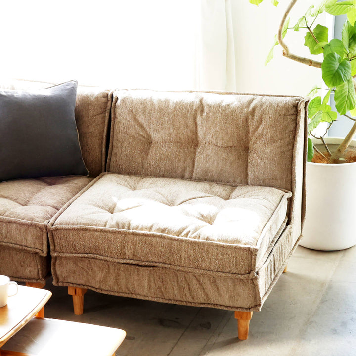 ソファ1人掛け幅81cm組み合わせBlockHerit