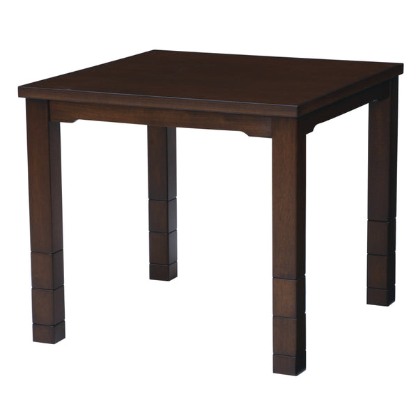 ダイニングこたつ継脚幅80cmこたつテーブル