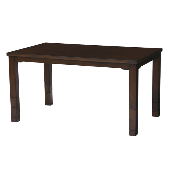 ダイニングこたつ継脚幅135cmこたつテーブル