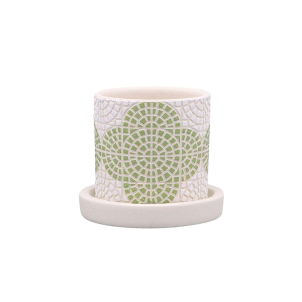 植木鉢フリーゼポットS受け皿付き