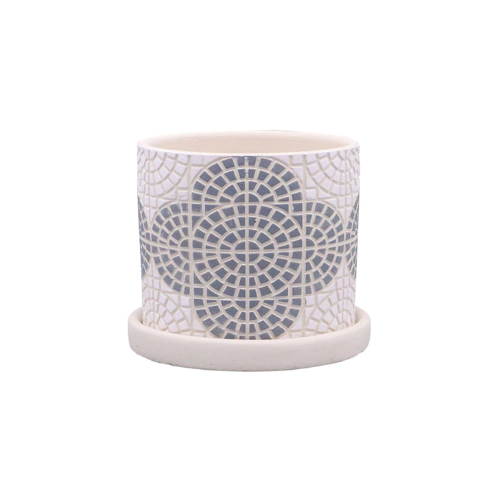 植木鉢フリーゼポットL受け皿付き