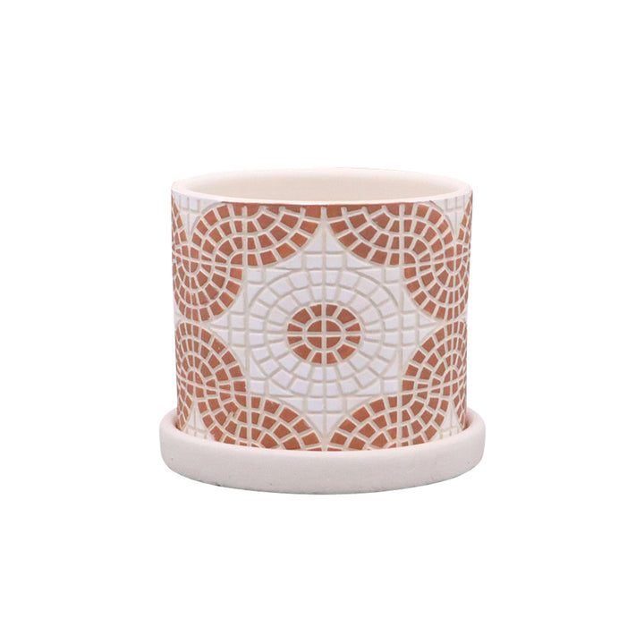 植木鉢フリーゼポットL受け皿付き