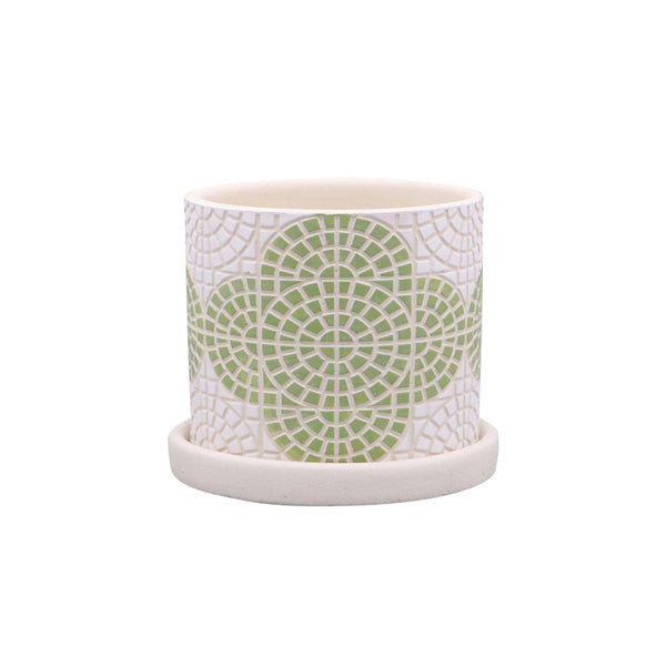 植木鉢フリーゼポットL受け皿付き