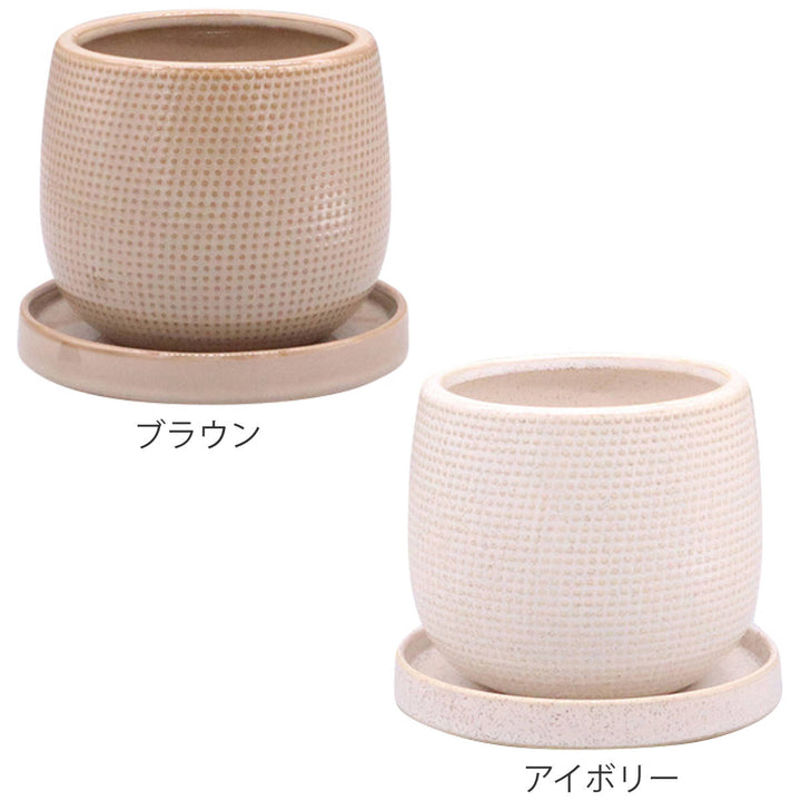 植木鉢ニードポットBタイプLサイズ受け皿付き