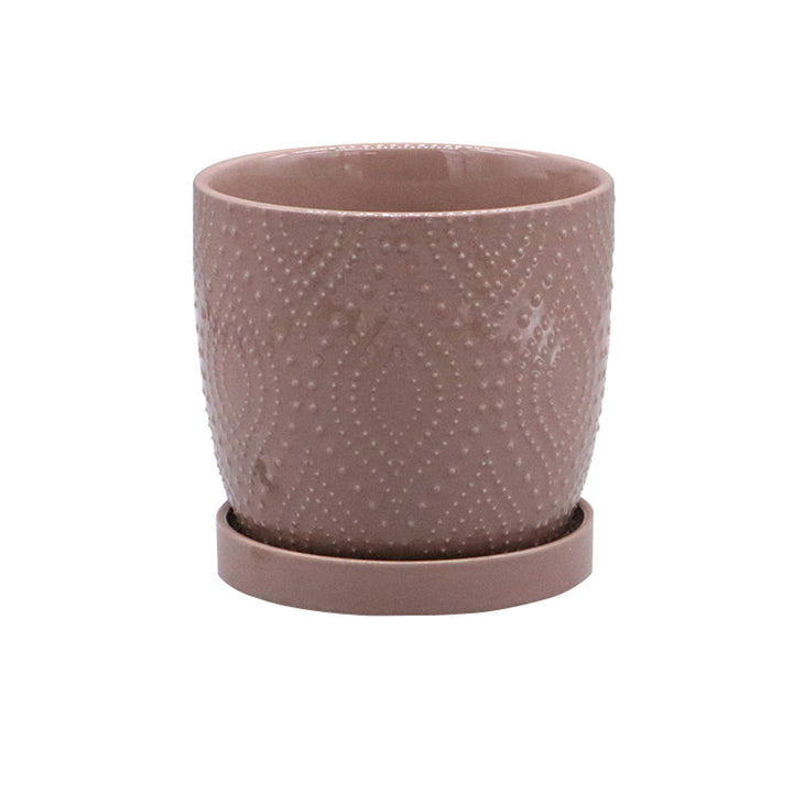 ダイヤ模様×ピンク