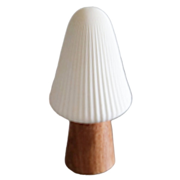 テーブルライトLumoLED付きセラミックマッシュルーム