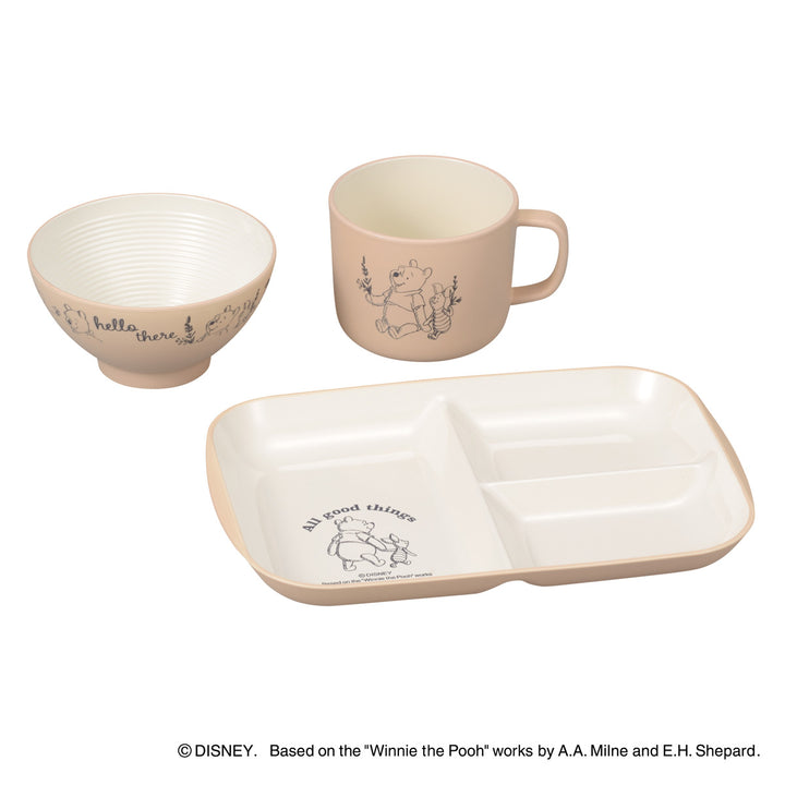 ランチプレート茶碗マグカップPoohBeeキッズセット35くまのプーさん