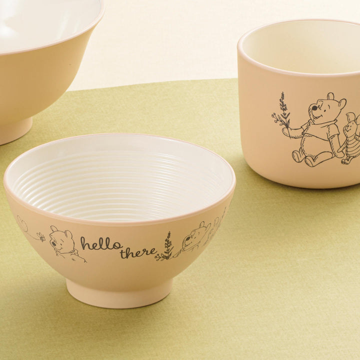 ランチプレート茶碗汁椀ボウルマグカップPoohBeeキッズセット50くまのプーさん