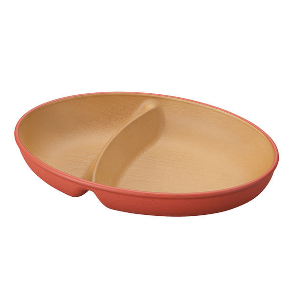 プレートearthcolor抗菌オーバル