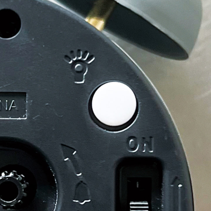 目覚まし時計MarmoACBell連続秒針置き時計