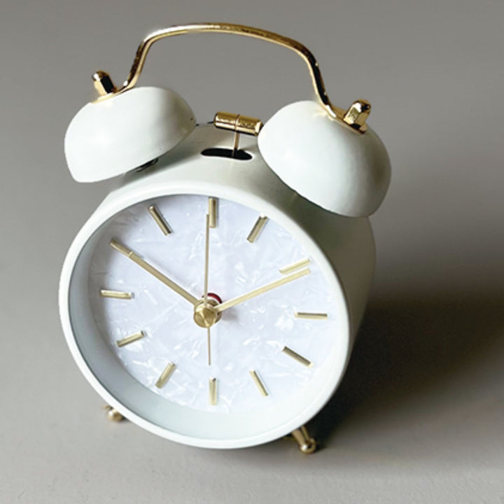 目覚まし時計MarmoACBell連続秒針置き時計