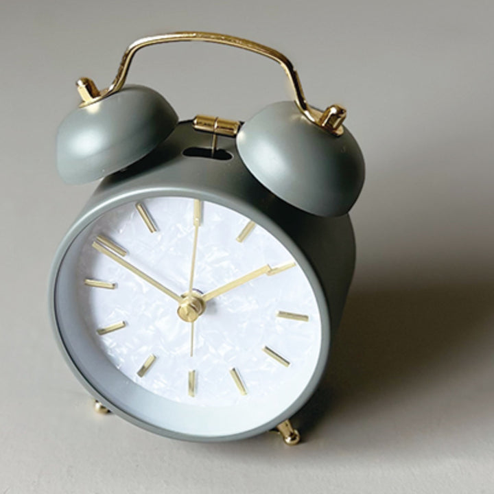 目覚まし時計MarmoACBell連続秒針置き時計