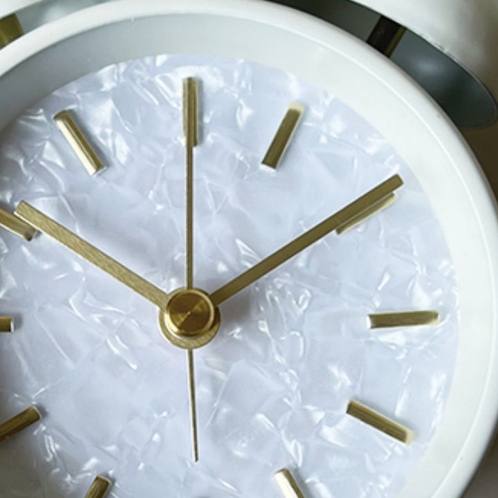 目覚まし時計MarmoACBell連続秒針置き時計