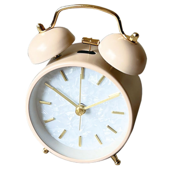 目覚まし時計MarmoACBell連続秒針置き時計