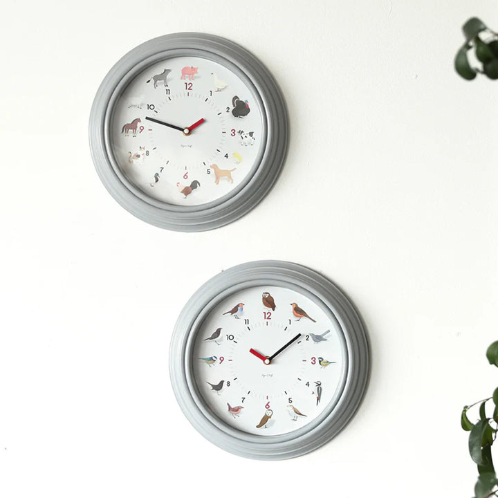 掛け時計TICKYTACKY時報付きおやすみモード付き子ども部屋