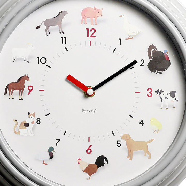 掛け時計TICKYTACKY時報付きおやすみモード付き子ども部屋