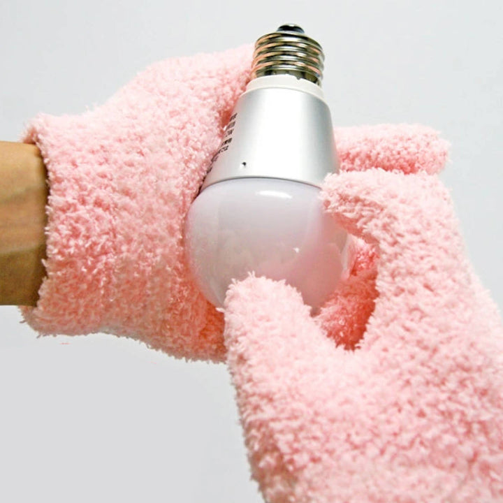 おそうじ手袋マイクロファイバー洗剤いらず