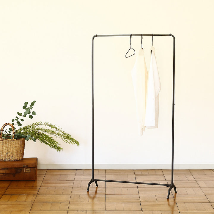ハンガーラックジョセフアイアンハイ組立式幅71cm収納幅71×奥行30×高さ144cm