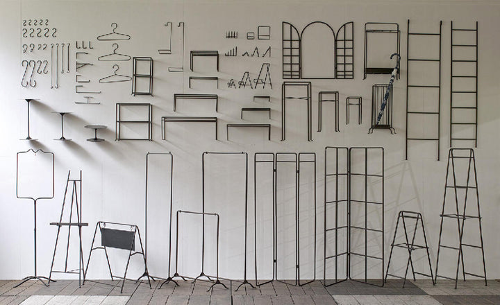 ハンガーラックジョセフアイアンハイ組立式幅71cm収納幅71×奥行30×高さ144cm