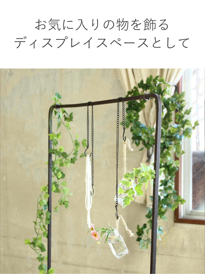 ハンガーラックジョセフアイアンハイ組立式幅71cm収納幅71×奥行30×高さ144cm