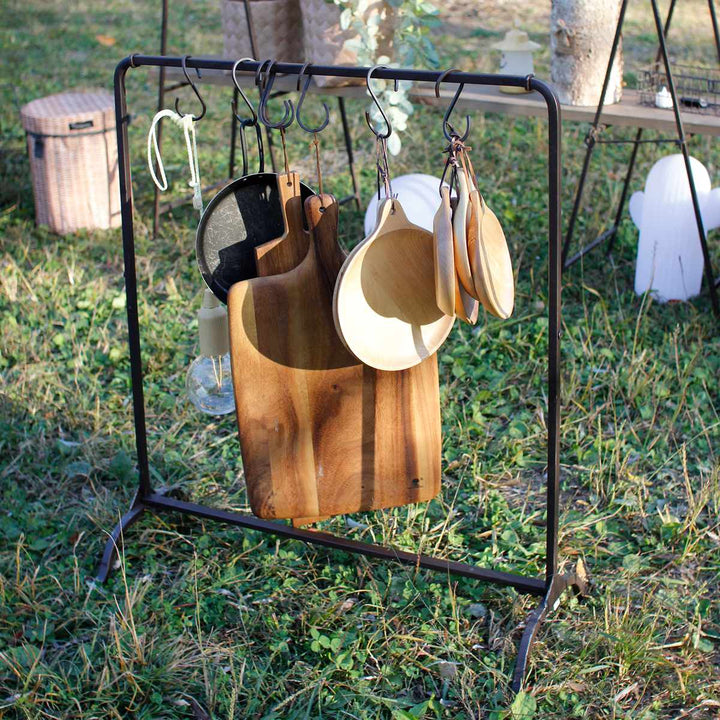 ハンガーラックジョセフアイアンロー組立式幅71cm収納幅71×奥行30×高さ80cm