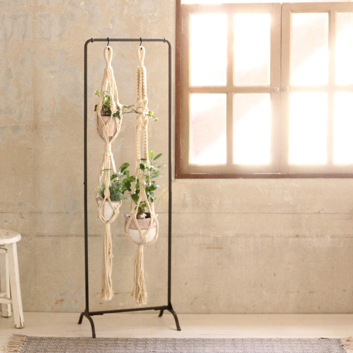 ハンガーラックジョセフアイアンスリム組立式幅45cm収納幅45×奥行30×高さ144.5cm