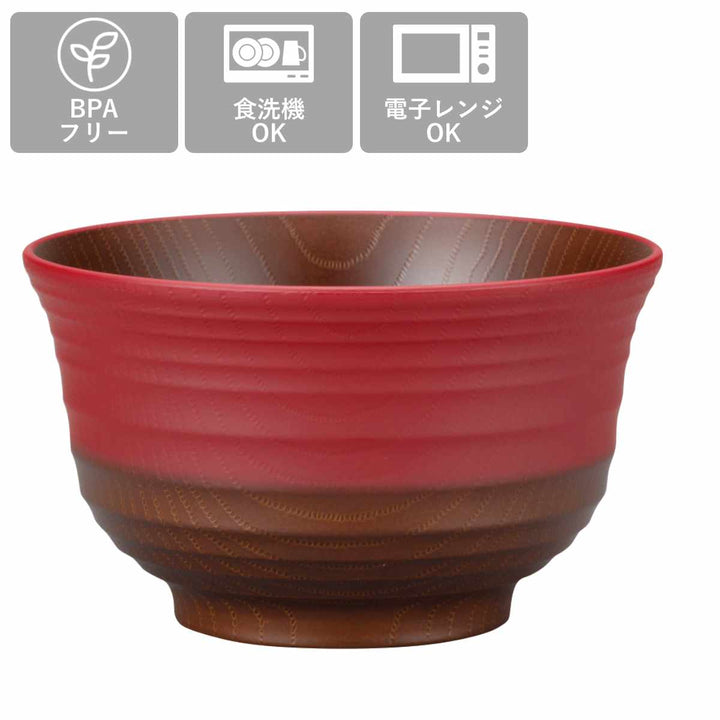 丼鉢日本伝統色羽反塗分丼