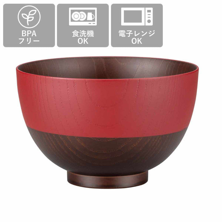 丼鉢日本伝統色京型塗分丼