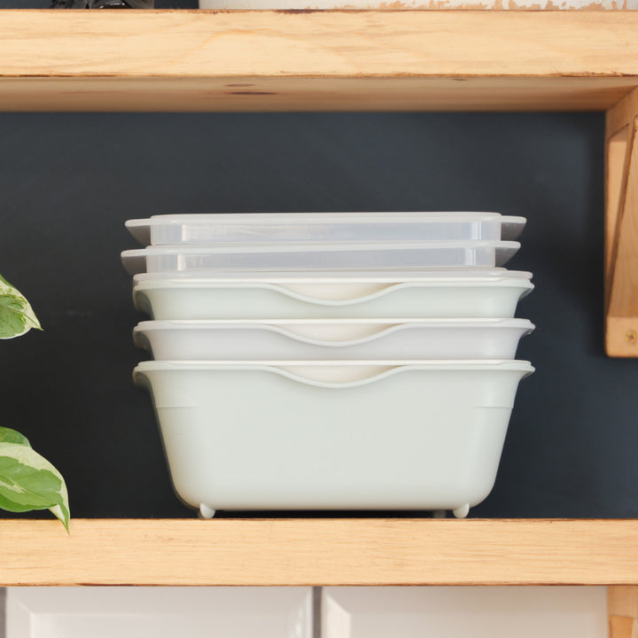 イージーバットザル3点セット深型蓋付き電子レンジ対応日本製