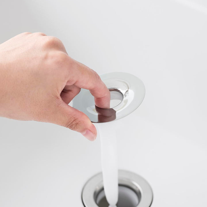 山崎実業tower洗面排水口ゴミ受けネットホルダータワーシルバー