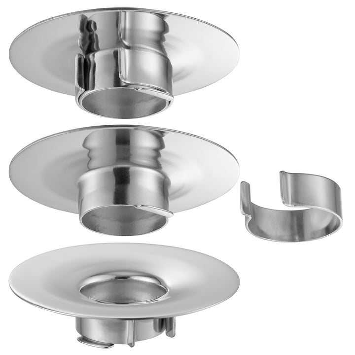 山崎実業tower洗面排水口ゴミ受けネットホルダータワーシルバー