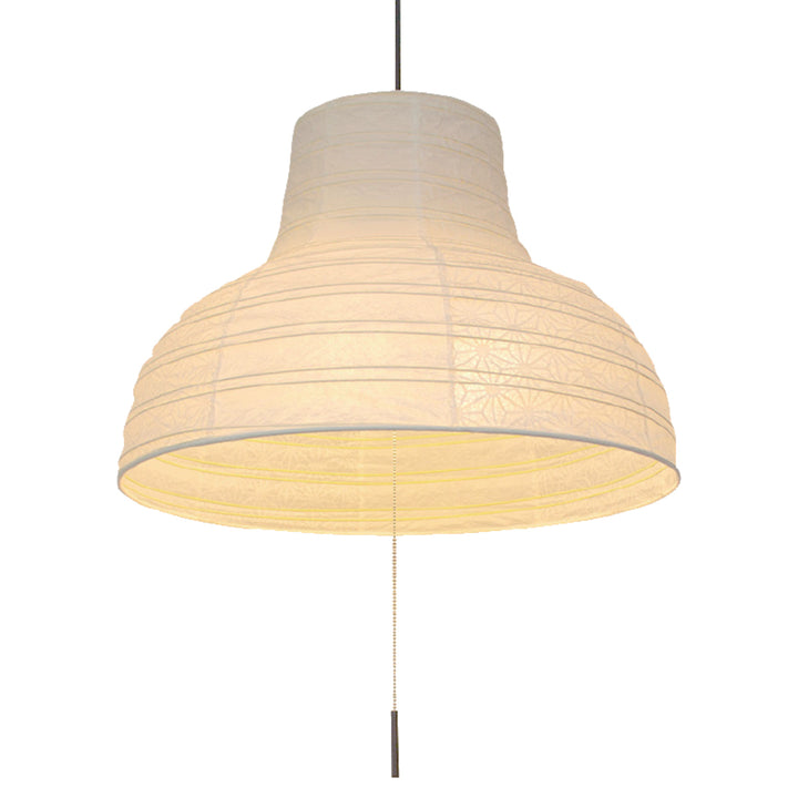 ペンダントライト3灯fuji揉み紙極み麻葉日本製和風天井照明