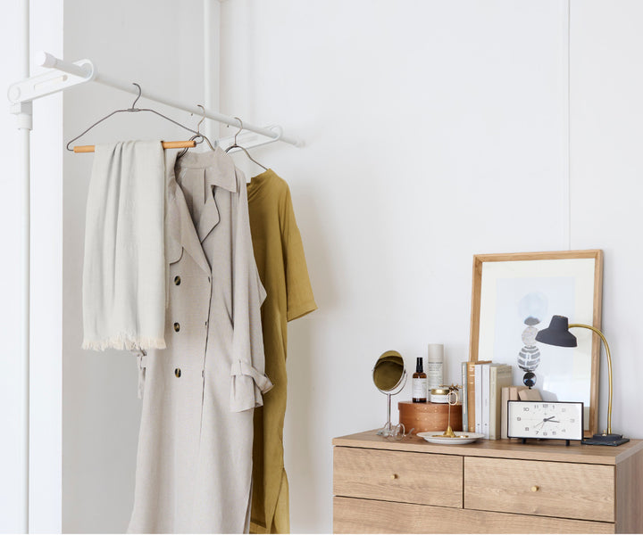 室内物干し竿受け室内つっぱり竿受け2段