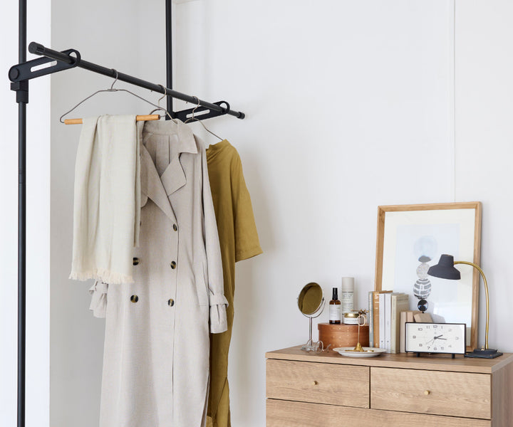 室内物干し竿受け室内つっぱり竿受け1段