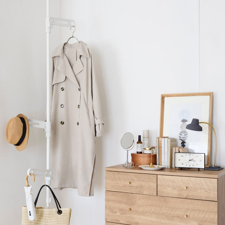 室内物干し竿受け室内つっぱり竿受け3段