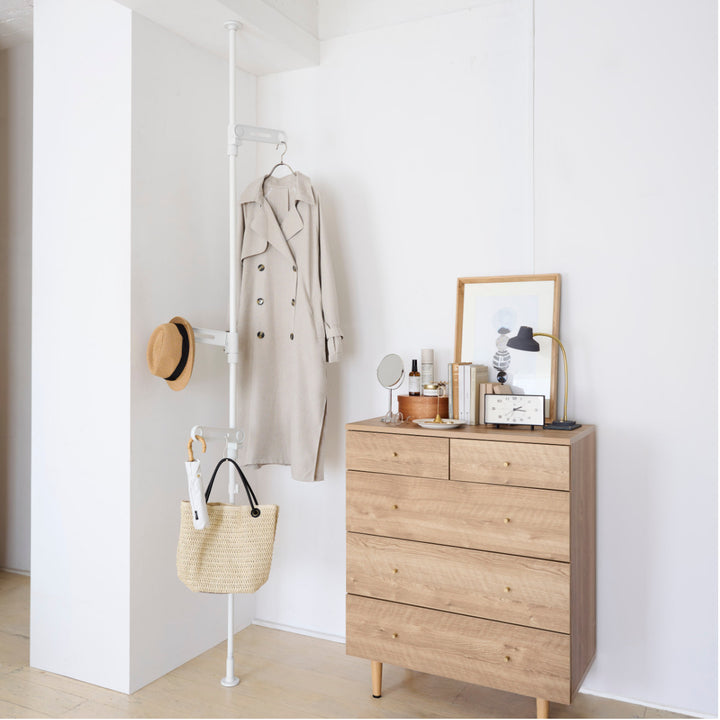 室内物干し竿受け室内つっぱり竿受け3段