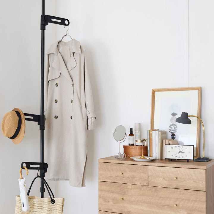 室内物干し竿受け室内つっぱり竿受け3段