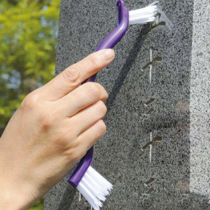 お墓洗い墓石用溝洗いブラシ