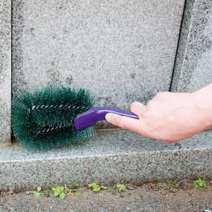 お墓洗い墓石用角洗いブラシ