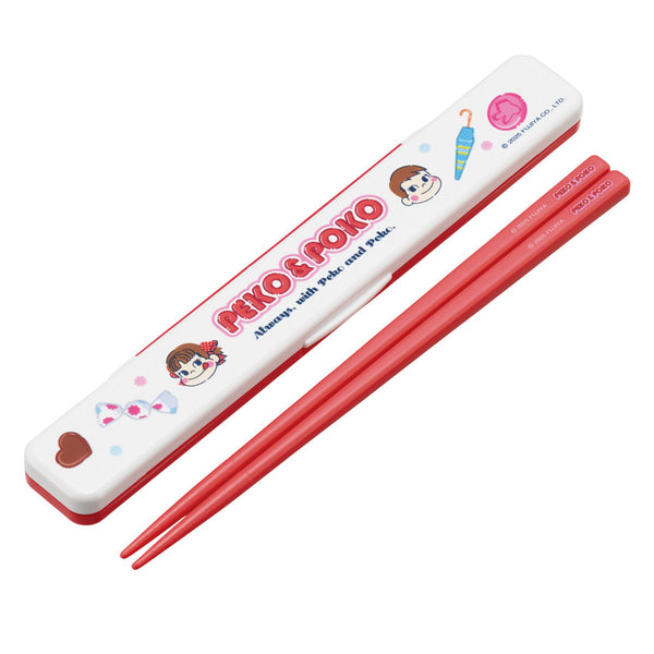 箸箱セット抗菌音の鳴らない箸箱セットペコちゃんおかし