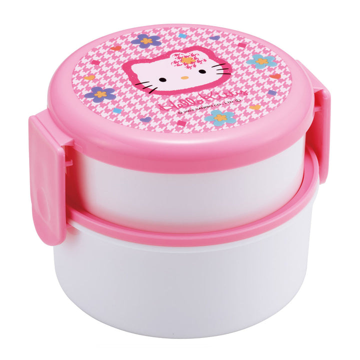 弁当箱 500ml 抗菌丸型ランチBOX2段 キティ カオハナ – ハウジー