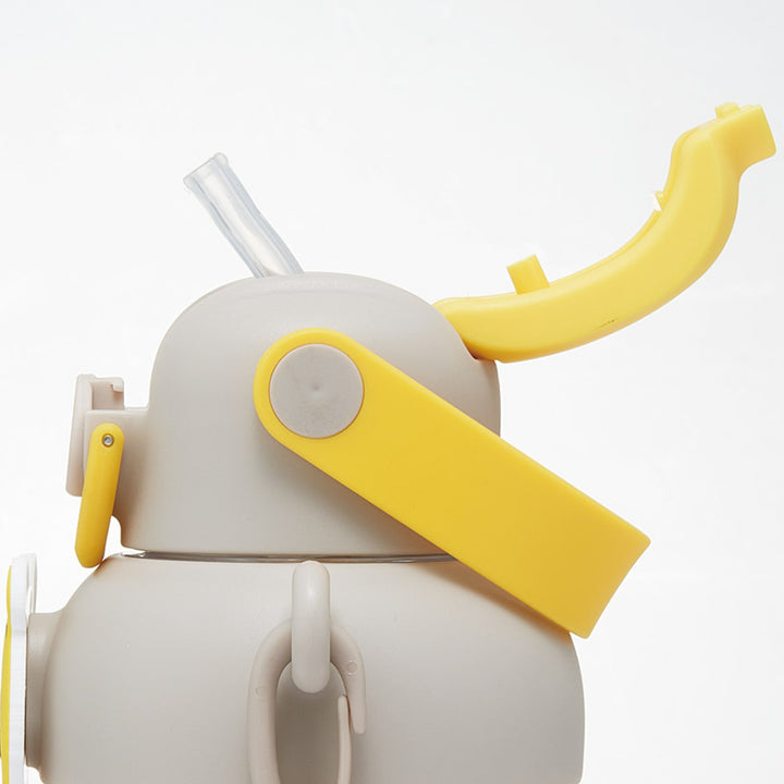 水筒650mlラバーマスコット付ストローボトルくまのプーさん