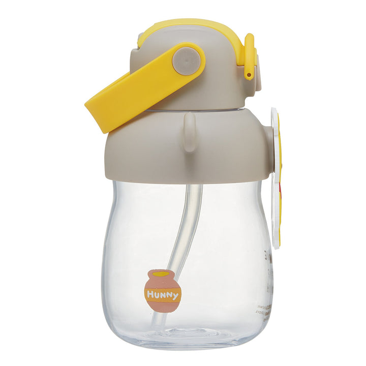 水筒650mlラバーマスコット付ストローボトルくまのプーさん