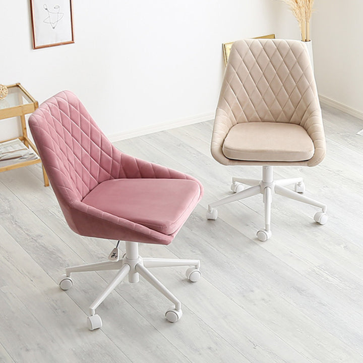 大人かわいいチェアLueurオフィスチェア昇降式座面高43.5～52cmワークチェア