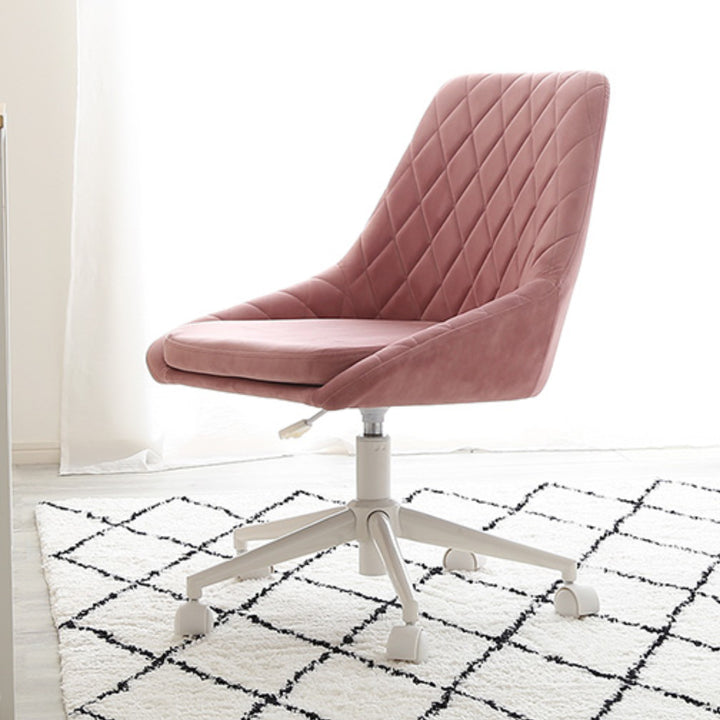 大人かわいいチェアLueurオフィスチェア昇降式座面高43.5～52cmワークチェア