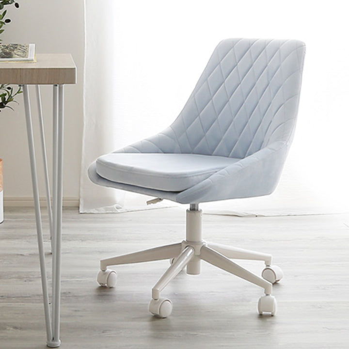 大人かわいいチェアLueurオフィスチェア昇降式座面高43.5～52cmワークチェア