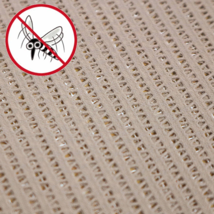 日除け防虫オーニング90cm×180cmブラウングレー