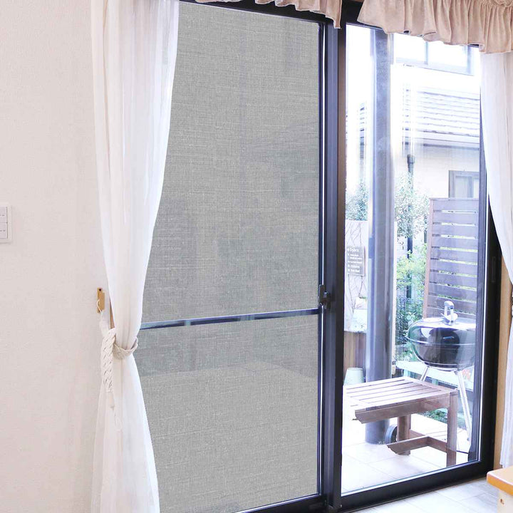 網戸シート網戸サッシに外側から取り付ける目隠しシート花粉ほこり防止タイプ100cm×200cm