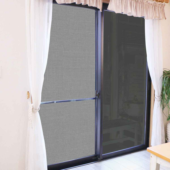 網戸シート網戸サッシに外側から取り付ける目隠しシート花粉ほこり防止タイプ100cm×200cm