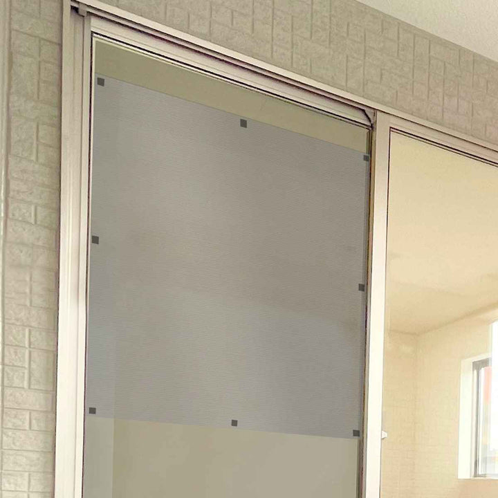 網戸シート網戸に取り付ける目隠しシート遮光遮熱90cm×90cm